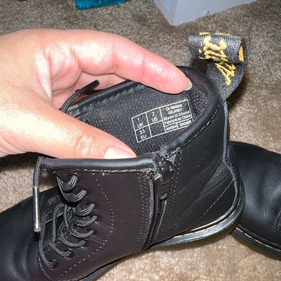 Kids Doctor Martens with zipper - Picture 4 of 4